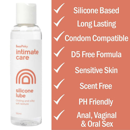 BuzzPinky Intimate Care Silicone Personal Lubricant 150ml BuzzPinky