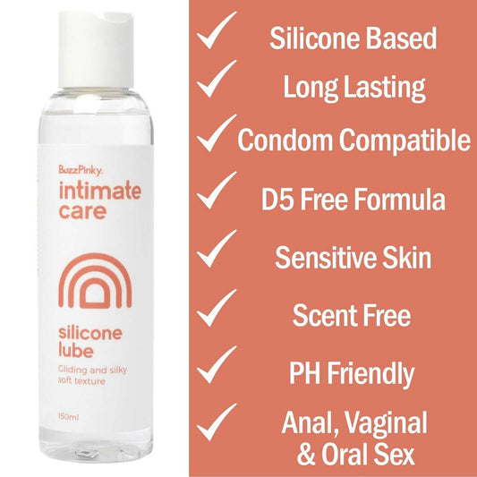 BuzzPinky Intimate Care Silicone Personal Lubricant 150ml BuzzPinky
