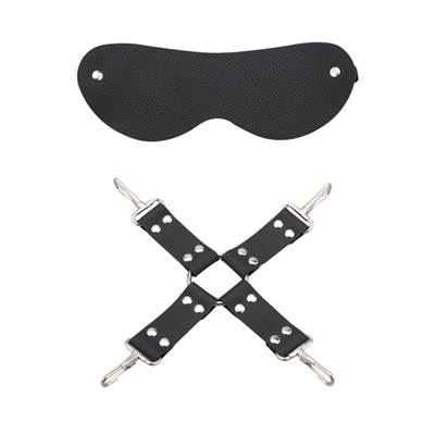 BuzzPinky Leather bondage set 8 kits Black BuzzPinky
