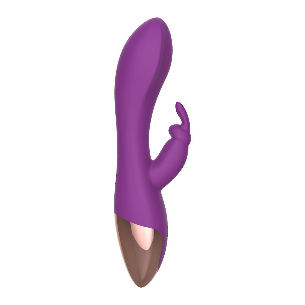 BuzzPinky Purple Passion Rabbit Vibrator Dual Motor, 10 Powerful Vibrations for G-Spot & Clitoral Stimulation BuzzPinky