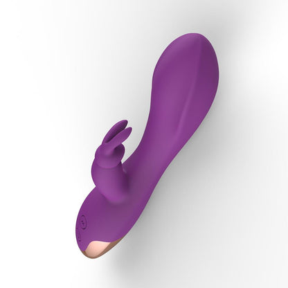 BuzzPinky Purple Passion Rabbit Vibrator Dual Motor, 10 Powerful Vibrations for G-Spot & Clitoral Stimulation BuzzPinky