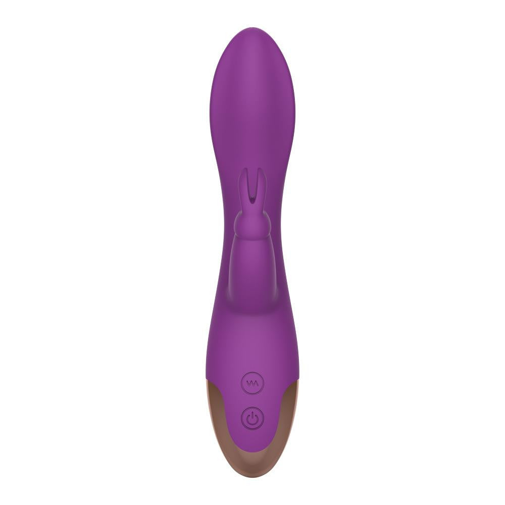 BuzzPinky Purple Passion Rabbit Vibrator Dual Motor, 10 Powerful Vibrations for G-Spot & Clitoral Stimulation BuzzPinky