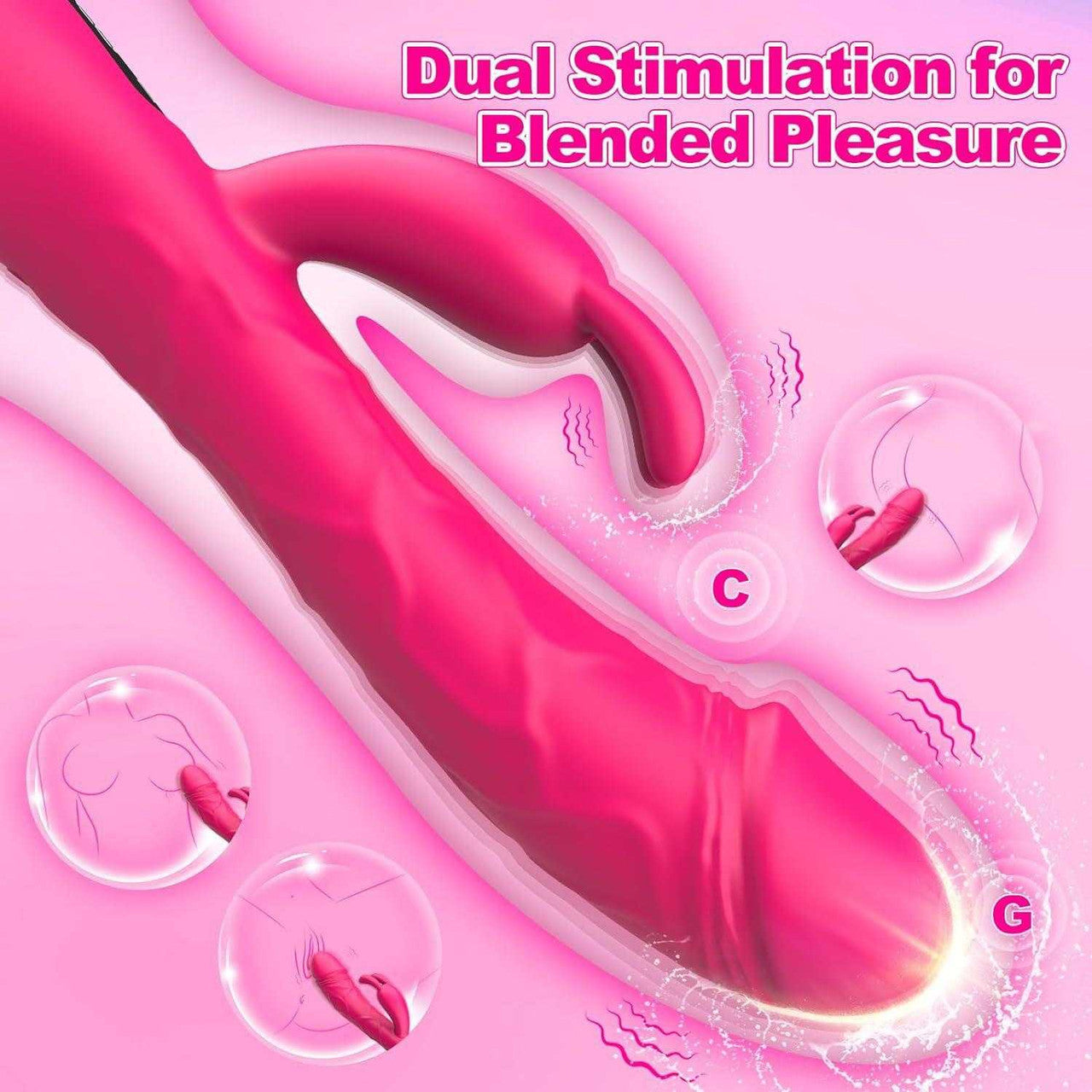 BuzzPinky Radiant Bliss Rabbit Vibrator BuzzPinky