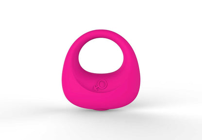 BuzzPinky Single Speed Vibrating C Ring Pink BuzzPinky