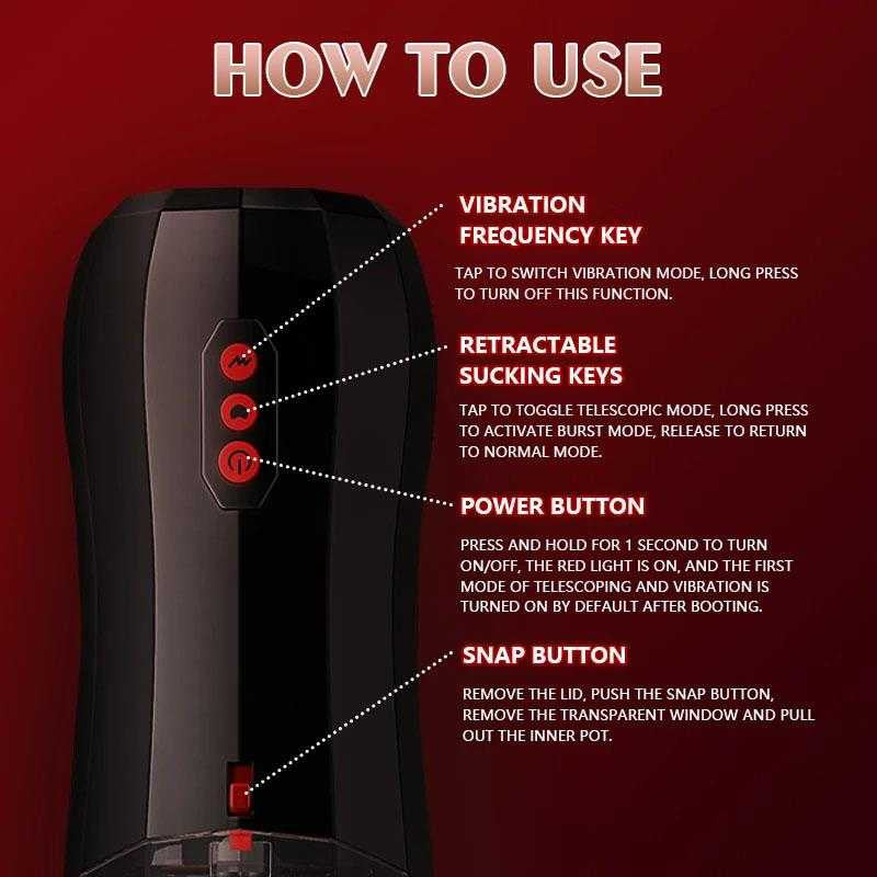 BuzzPinky SonicStroker: High-Speed Rotating Male Masturbator & Voice Interaction BuzzPinky