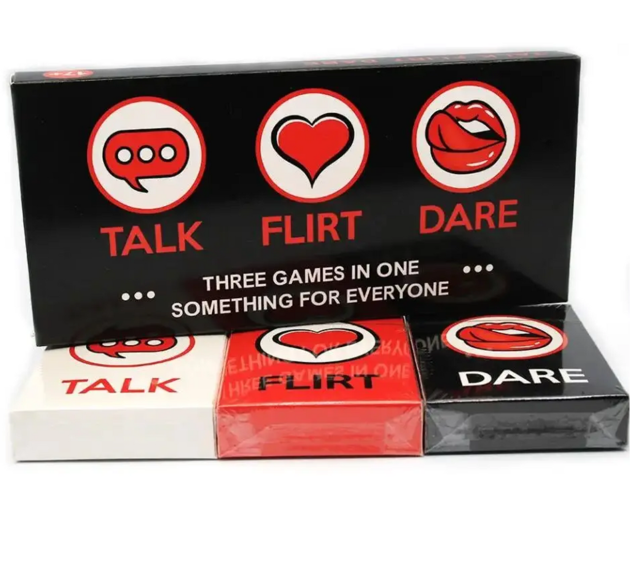 BuzzPinky Talk-Flirt-Dare Game Card