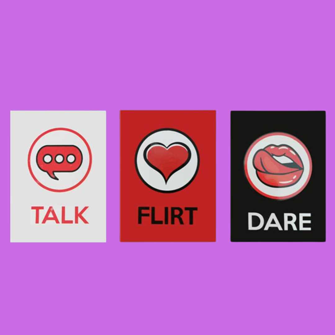 BuzzPinky Talk-Flirt-Dare Game Card NA