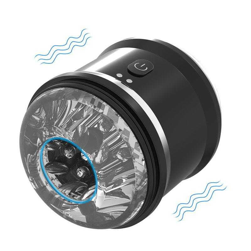 BuzzPinky ThrillWave: Compact Power-Pulse Male Masturbator BuzzPinky