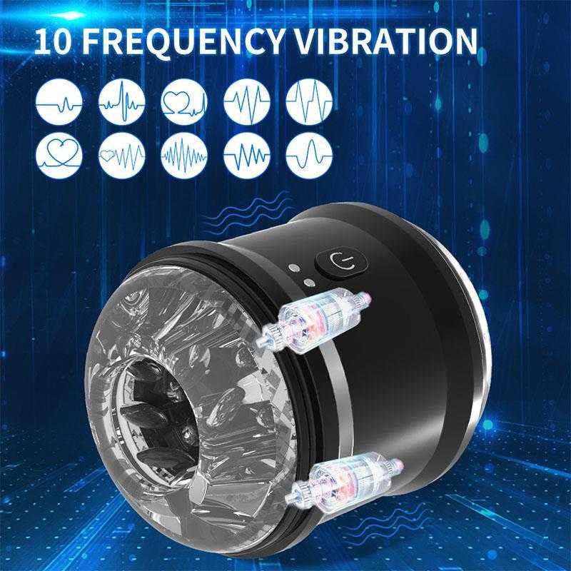 BuzzPinky ThrillWave: Compact Power-Pulse Male Masturbator BuzzPinky