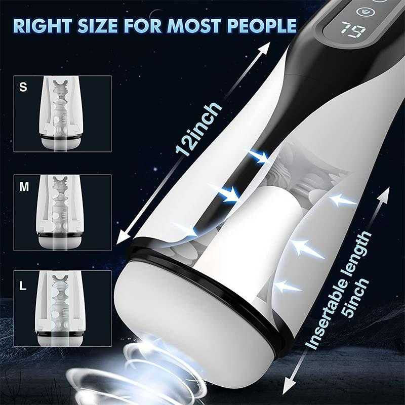 BuzzPinky Titan: 9-Speed Intense Vibrating Power Masturbator 