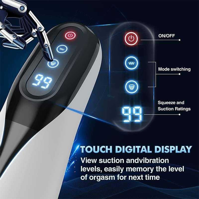 BuzzPinky Titan: 9-Speed Intense Vibrating Power Masturbator 