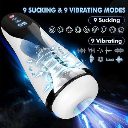 BuzzPinky Titan: 9-Speed Intense Vibrating Power Masturbator 