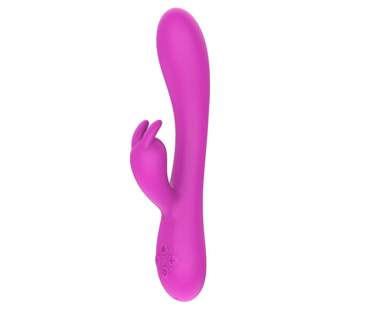 BuzzPinky Twin Motor Warming Rabbit Vibrator Cerise Pink BuzzPinky