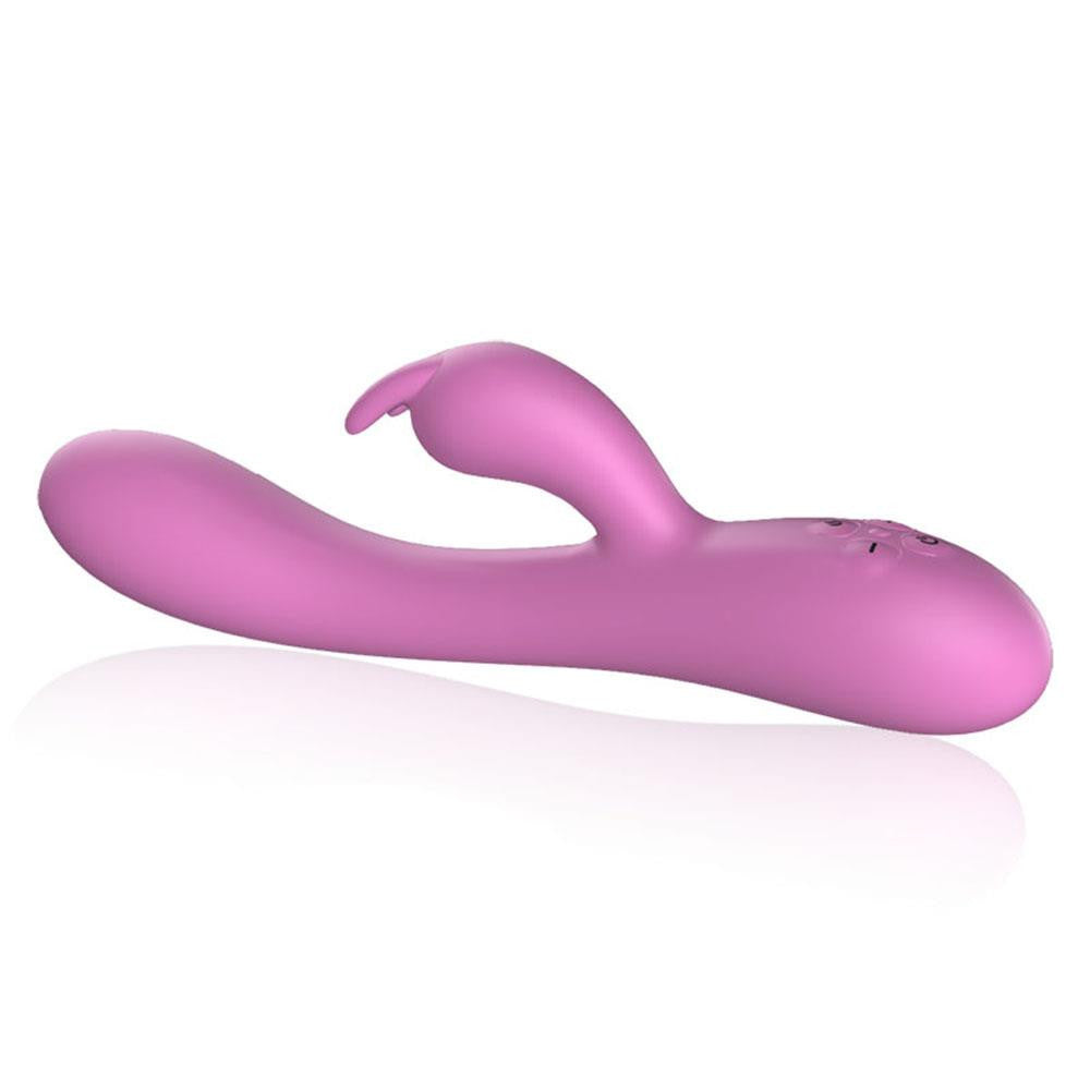 BuzzPinky Twin Motor Warming Rabbit Vibrator Pink BuzzPinky