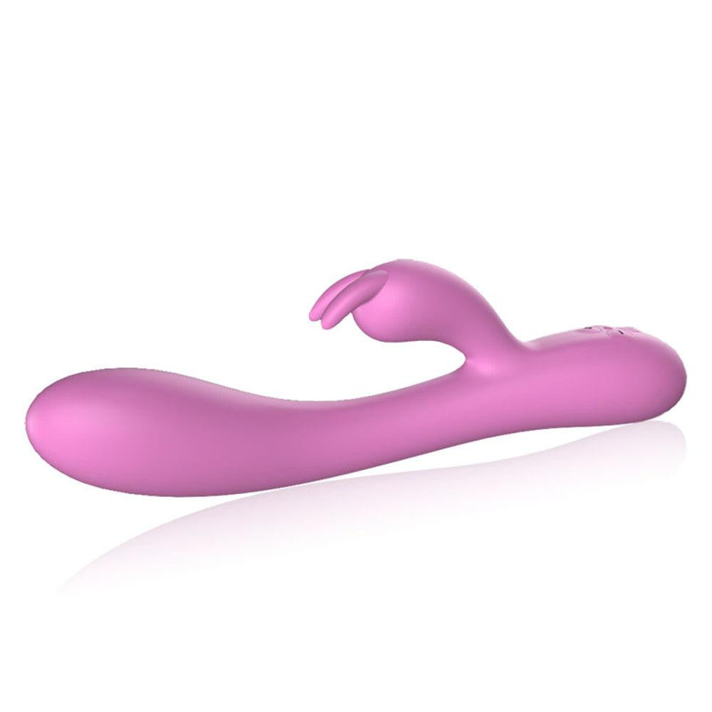BuzzPinky Twin Motor Warming Rabbit Vibrator Pink BuzzPinky
