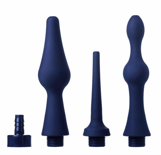 CLEANSTREAM Universal 3 Piece Silicone Enema Attachment Set Cleanstream