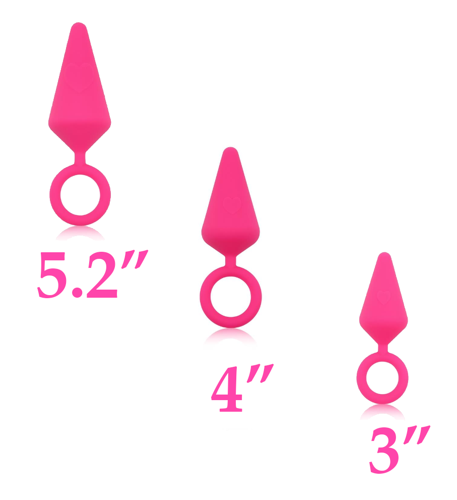 Candy Butt Plug Pink (Various Sizes) chisa