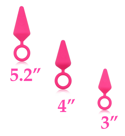 Candy Butt Plug Pink (Various Sizes) chisa