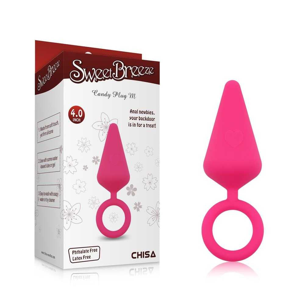 Candy Butt Plug Pink (Various Sizes) chisa