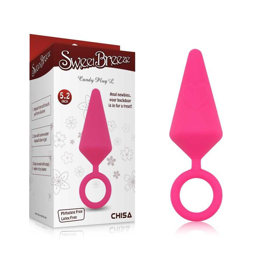 Candy Butt Plug Pink (Various Sizes) chisa
