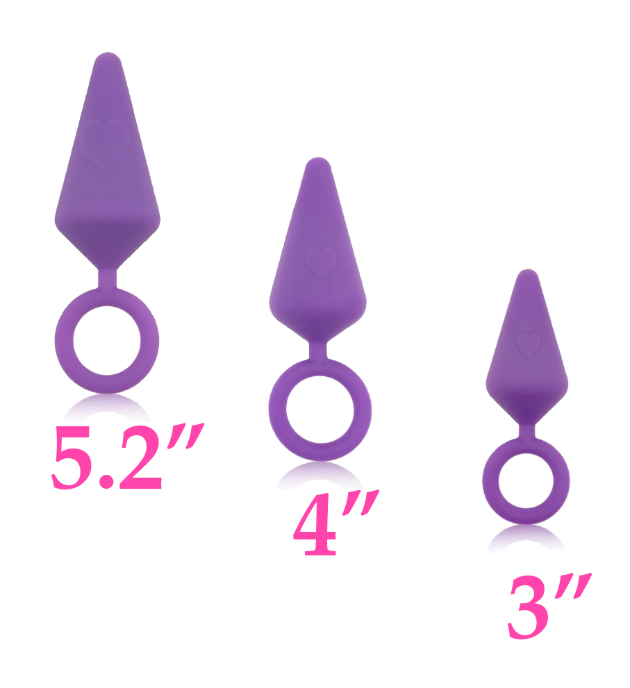 Candy Butt Plug Purple (Various Sizes) chisa