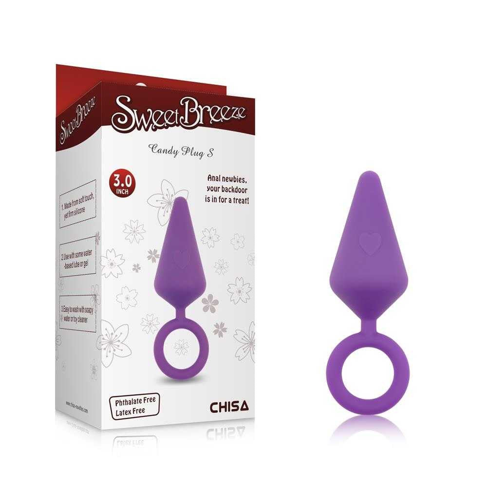 Candy Butt Plug Purple (Various Sizes) chisa