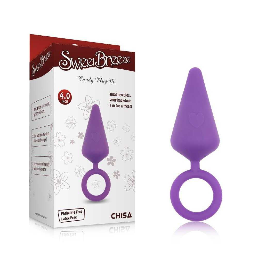 Candy Butt Plug Purple (Various Sizes) chisa