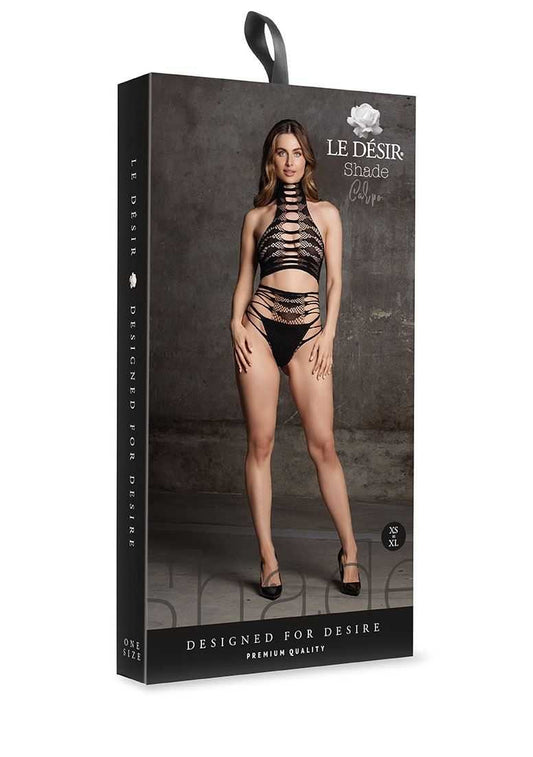 Carpo XLVI Two Piece with Turtleneck, Crop Top and Pantie One Size le desir