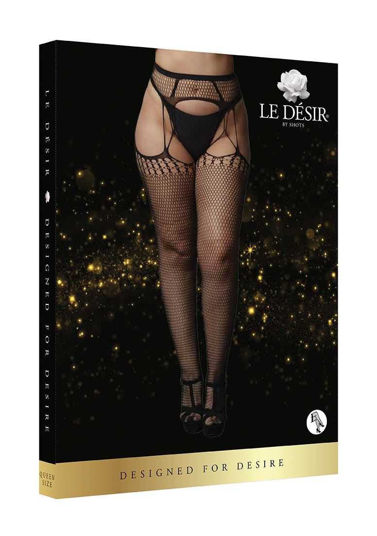 Celebrate Suspender Pantyhose Plus Size le desir