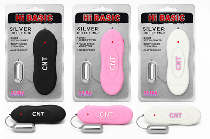 Multi speed Silver Bullet Mini (Black / White / Pink)