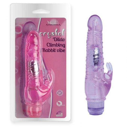 Climbing Rabbit Multi-speed Jelly Rabbit Vibrator Purple chisa