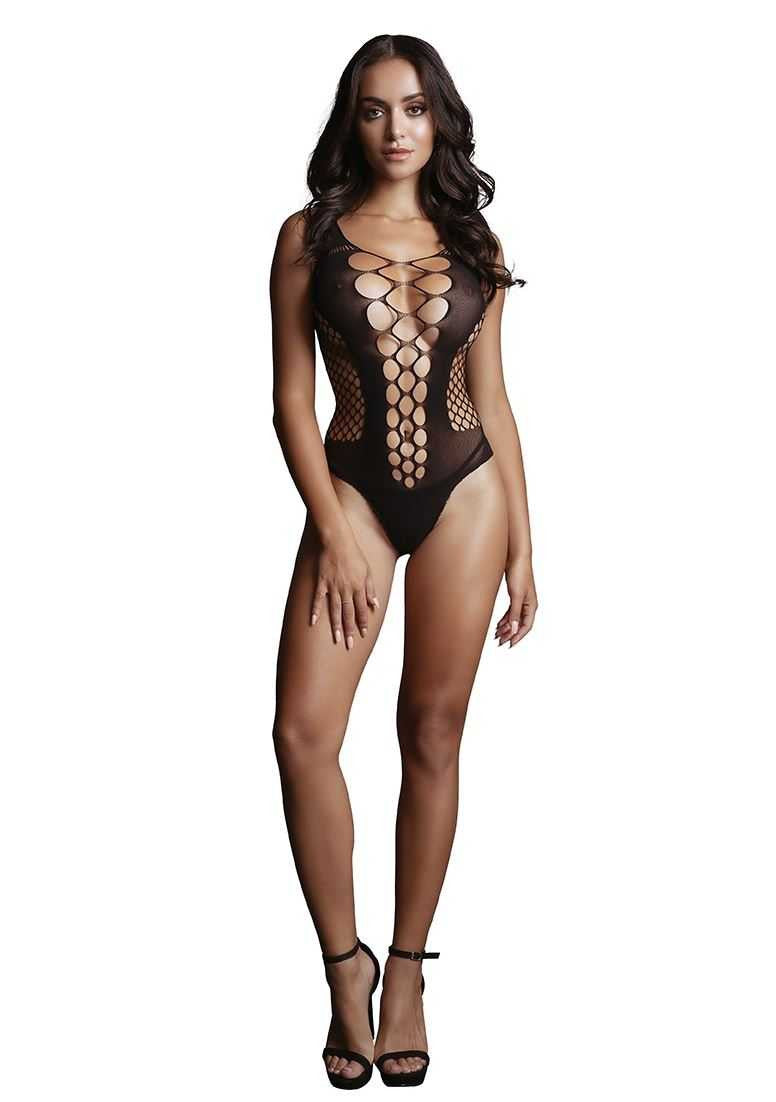 Contrast Fence Net Teddy One Size le desir