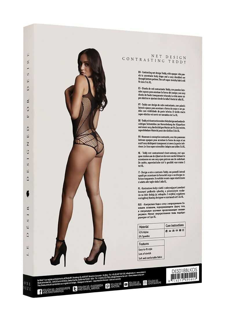 Contrast Net Teddy One Size le desir