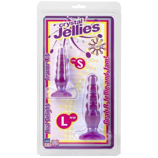Doc Johnson Crystal Jellies - Anal Delight Trainer Kit Doc Johnson