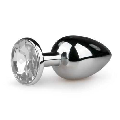 Easytoys Anal Collection Metal Butt Plug No. 1 - Silver/Clear Easytoys