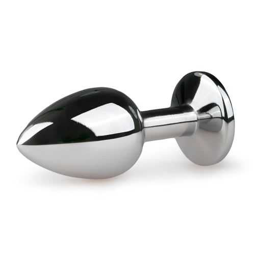 Easytoys Anal Collection Metal Butt Plug No. 1 - Silver/Pink Easytoys