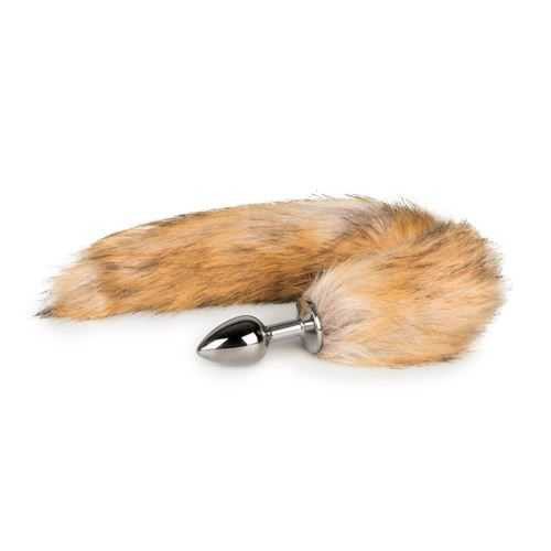 Easytoys Fetish Collection Aluminium Fox Tail Plug Silver Easytoys