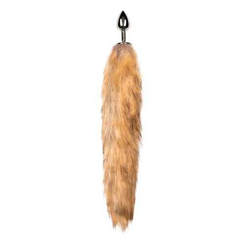 Easytoys Fetish Collection Aluminium Fox Tail Plug Silver Easytoys