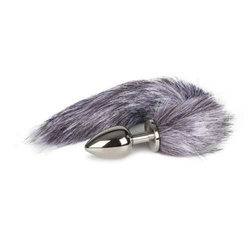 Easytoys Fetish Collection Fox Tail Plug No. 4 - Silver Easytoys