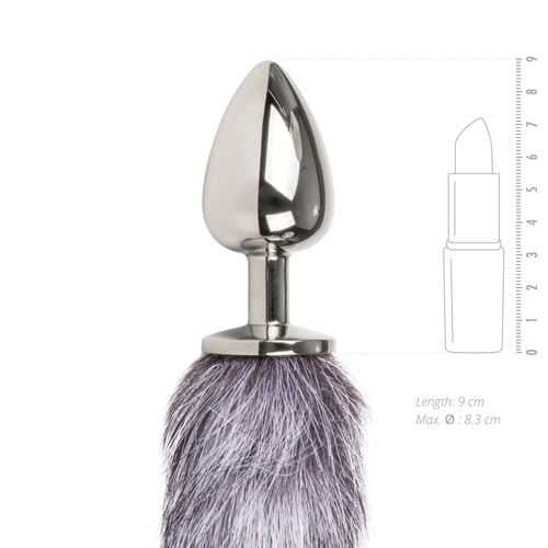 Easytoys Fetish Collection Fox Tail Plug No. 4 - Silver Easytoys