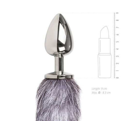 Easytoys Fetish Collection Fox Tail Plug No. 4 - Silver Easytoys