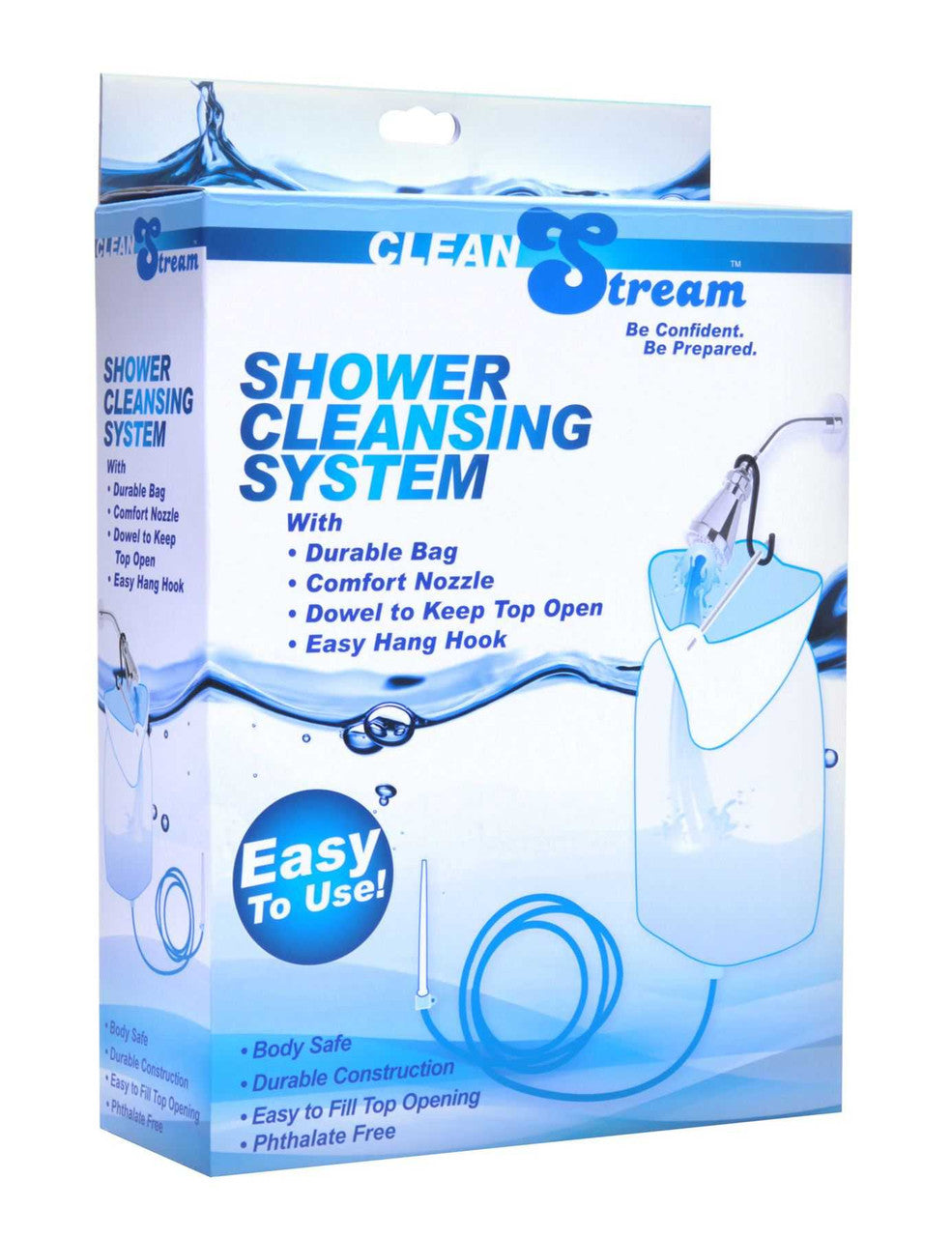 Enema Cleansing System - Silicone Shower, Hygienic Body Cleanse xr brands