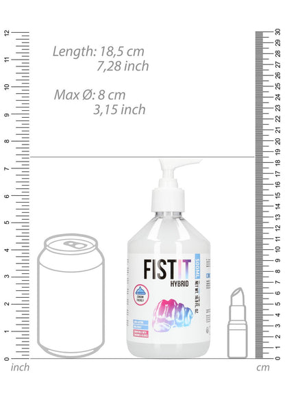 FIST IT Hybrid Lubricant - 17 fl oz / 500 ml - Pump Fist It