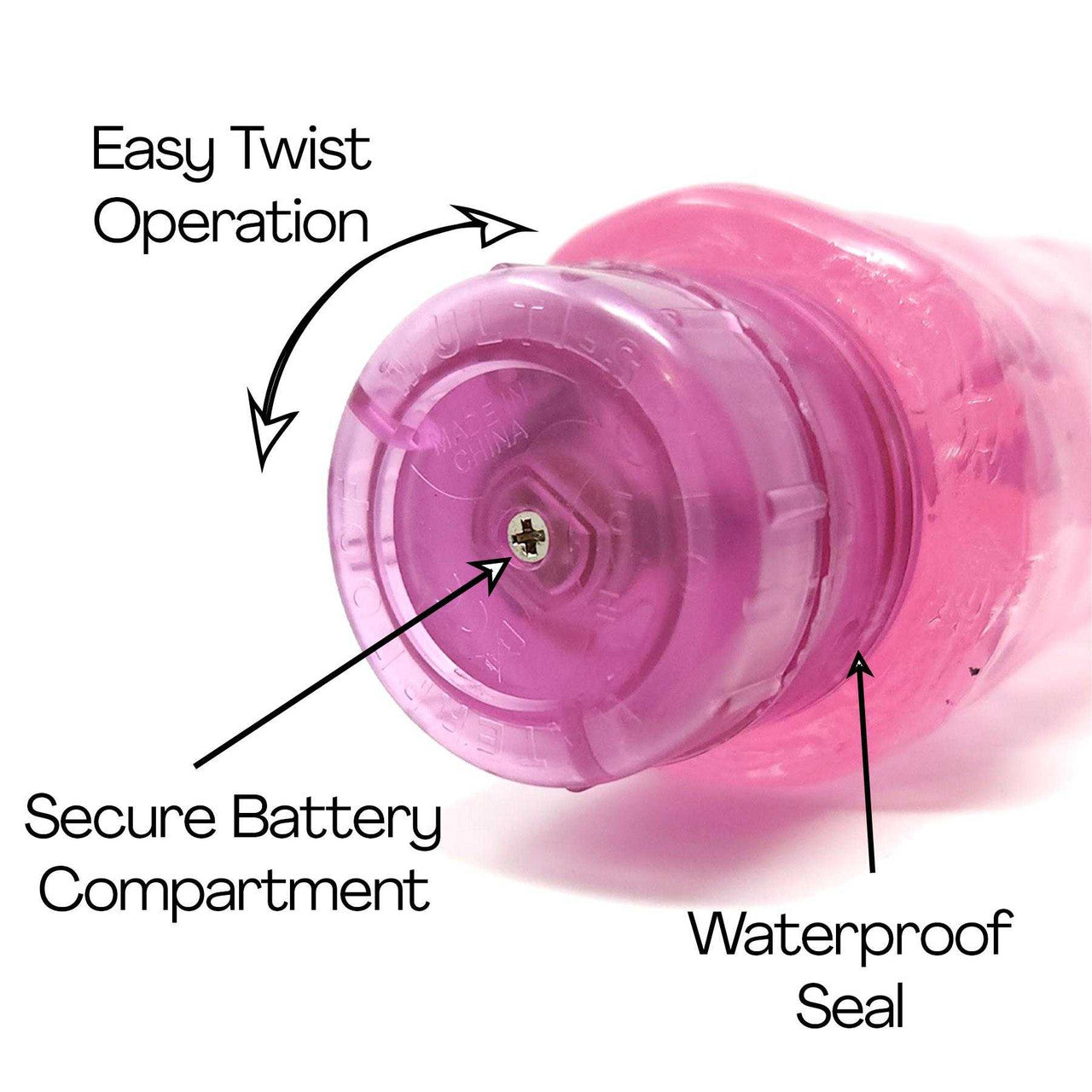 Fantasy Vibe Vibrating Pink 8 Inch Dildo BuzzPinky