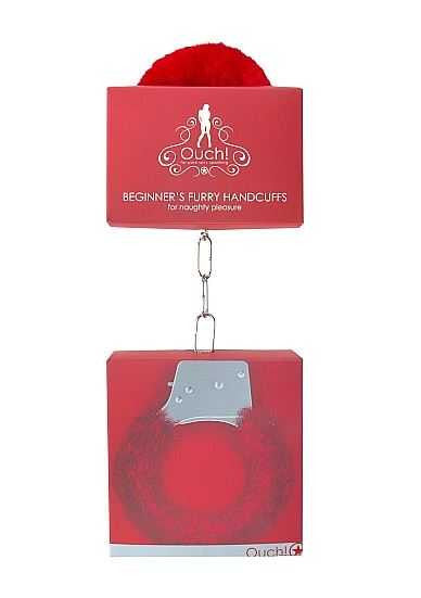 Furry Beginner's Handcuffs Red