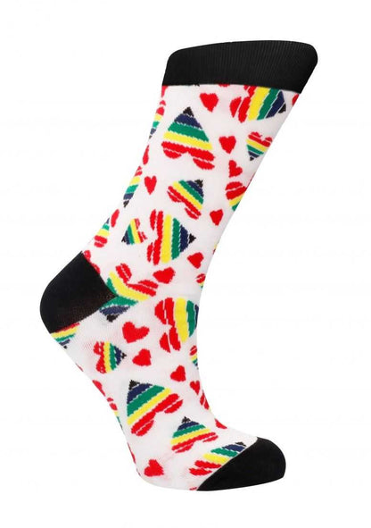 Happy Hearts - 36-41 Funny Socks funsocks
