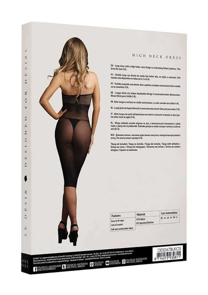 High Neck Dress One Size le desir