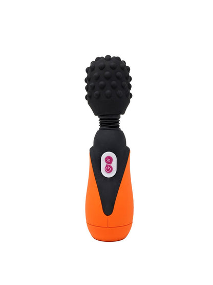 Jack Rabbits Vibrating Wand Black and Orange jack rabbit
