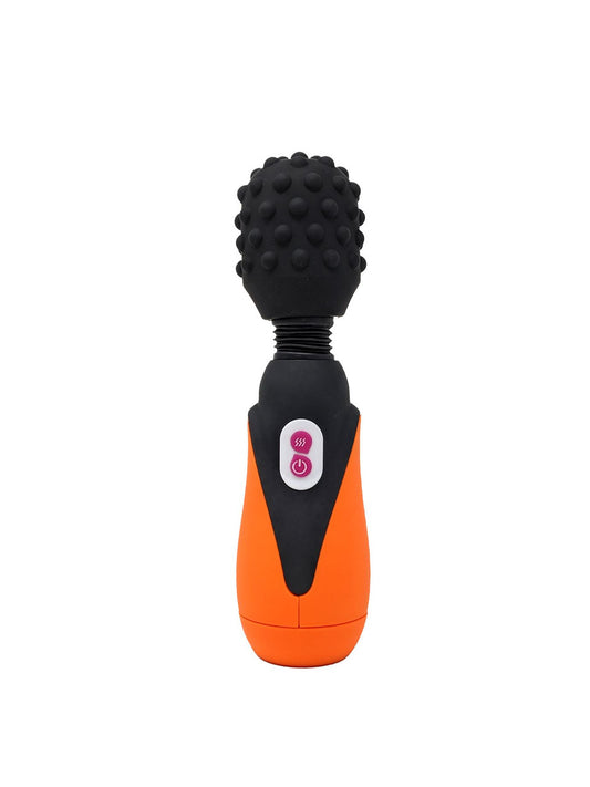 Jack Rabbits Vibrating Wand Black and Orange jack rabbit