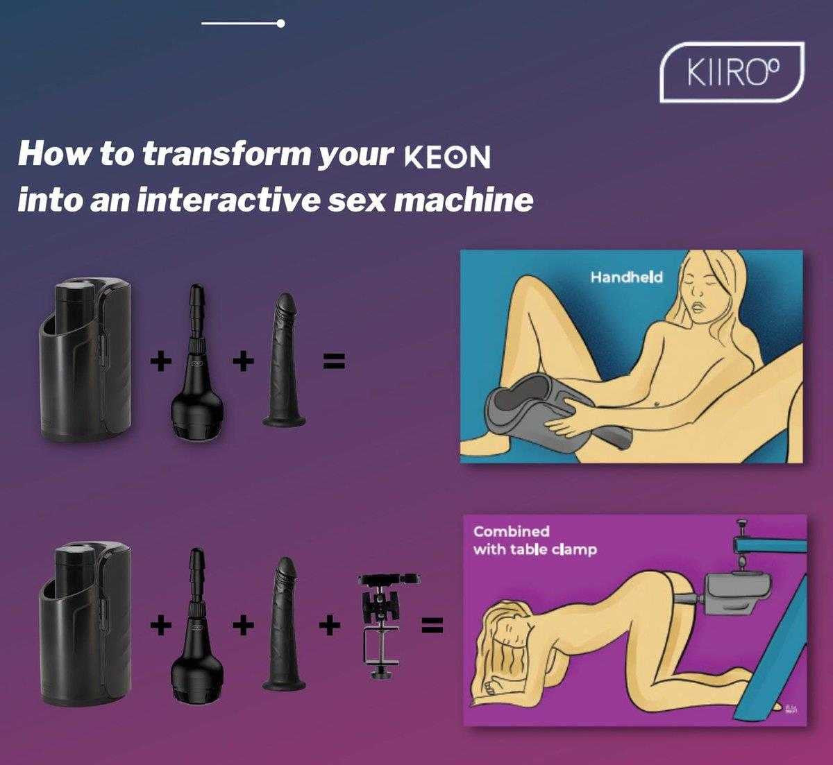 Kiiroo - Keon Accessory - Vacuum Lock Dildo kiiroo